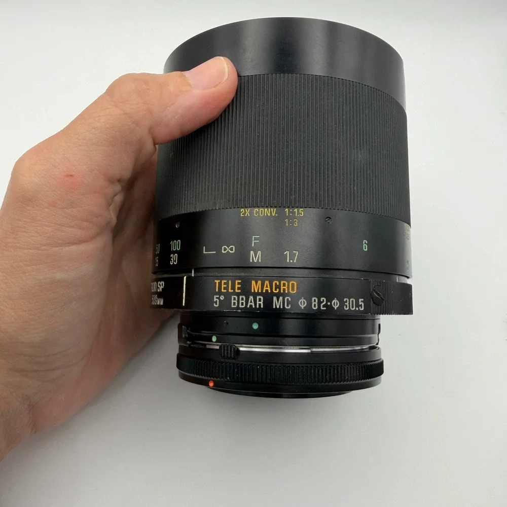 Tamron SP 500mm f/8 55B Lens Canon FD Adaptall-2‎ Adapter & Extension